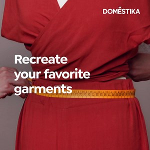 Learn how to recreate a pattern from an existing garment without deconstructing it. Click to learn more. | Domestika