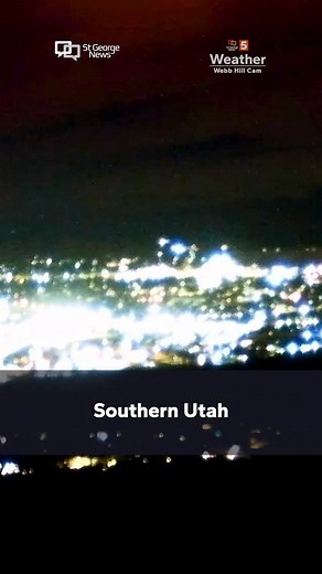 Northern lights ripple over Southern Utah amid geomagnetic storm | November 12, 2025 #auroraborealis #northernlights #southernutah #stgeorge #localnews | St. George News | STGnews.com