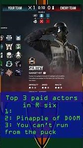 R6 has paid actors here they are! #gaming #memes #r6siege #funny