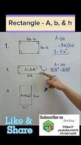 Solving for Area, Base, or Height of a Rectangle