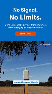 Experience simple, secure IoT connectivity anywhere with Myriota. Say goodbye to coverage limitations and enjoy seamless operations without the need for ground-based infrastructure. | Myriota
