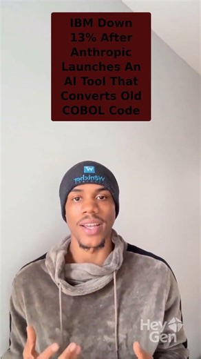 IBM Down 13% After Anthropic Launches An AI Tool That Converts Old COBOL Code