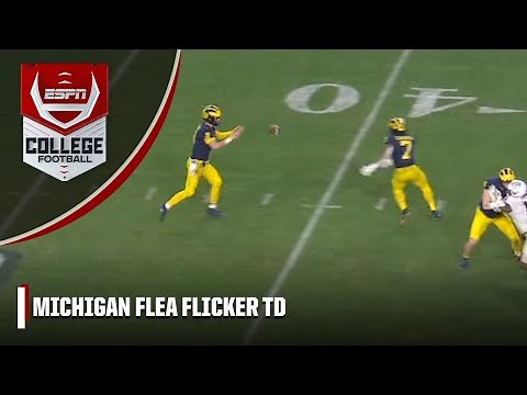Michigan scores TD on FLEA FLICKER to cut TCU's leads to 5 😳 | College Football Playoff