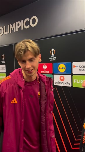 Le parole di Jan Ziolkowski nel post partita di Roma-Stoccarda! #ziolkowski #asroma #uel | Retesport 104.2