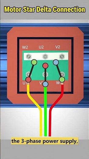 Star-Delta Motor Connection #howto #motor #stardeltaconnection