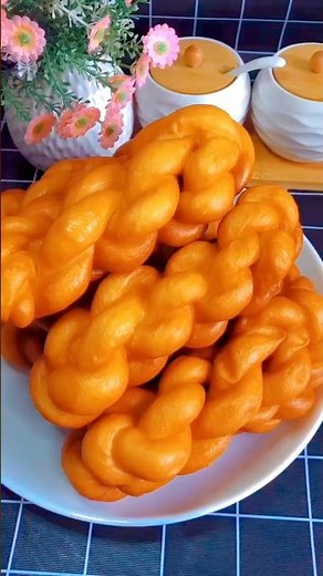 Simple ingredients. Easy &yummy bread recipe. How to make twisted dough sticks at home. Soft &fluffy