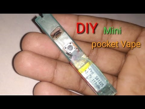 DIY mini vape pen || with chargeable battery.
