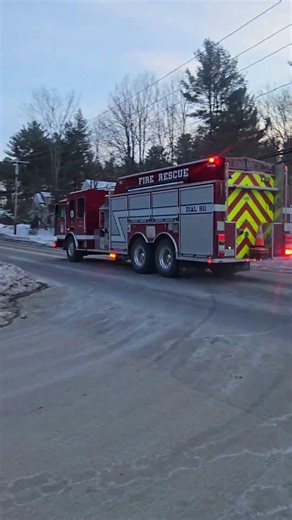 5 Engine 3 responding to an MVA #automobile #fire #firefighter #shorts