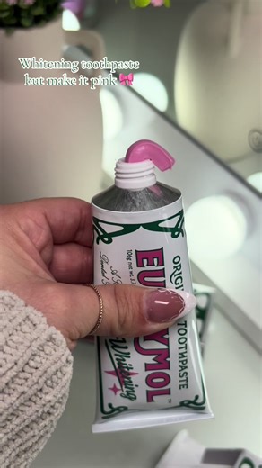 🤩🎀 #whiteningtoothpaste #pink #toothpaste #aesthetics #fypシ