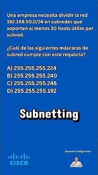 FAST Subnetting: Find the correct mask