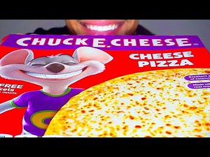 ASMR CHUCK E. CHEESE CHEESE PIZZA *BIG BITES* EATING SHOW MOUTH SOUNDS JERRY MUKBANG