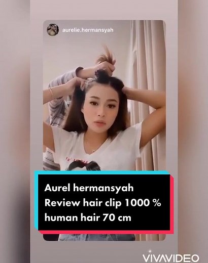 Aurel Hermansyah Hair Clip Review: 1000% Human Hair 70cm