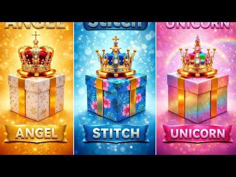 Angel 😇 vs Unicorn 🦄 Gift Box Challenge | Choose One & Reveal Surprise 🎁 | #quiz #chooseyourgift