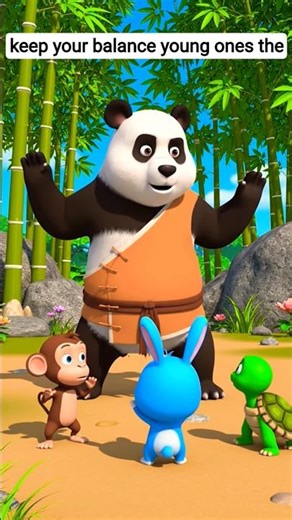 Panda Teaches Kung Fu | Fun Kids Cartoon