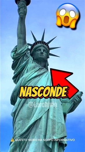 WHAT'S INSIDE THE STATUE OF LIBERTY? 😱 #curiosities #informative