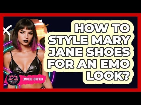 How To Style Mary Jane Shoes For An Emo Look?
