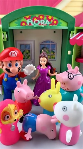 ASMR SATISFYING WITH SET TOYS ASMR VIDEO MARIO PIG G #Shorts #shortsvideo #shortsfeed