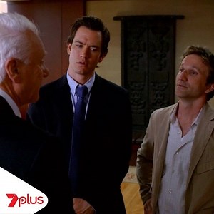 What an introduction! ☯️ Season 2 of the funniest legal-drama, #FranklinAndBash is now on 7plus ⚖️ | 7plus