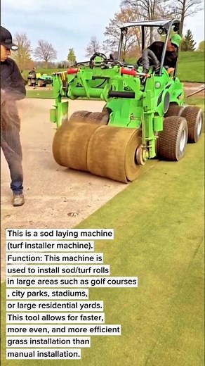 "Amazing Sod Laying Machine – Fast Lawn Installation in the USA"