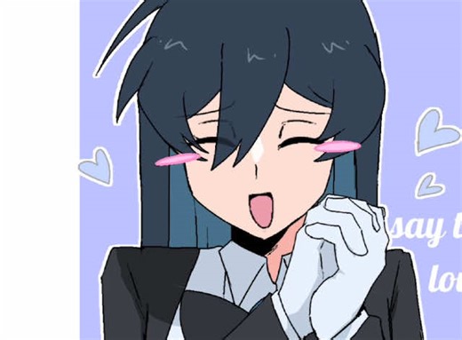 [love me love me] 🥀💙 yuri ちょっと雑になってきた。 #Ado #ado #meme #animationmeme #fyp