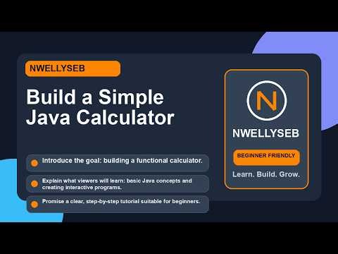 Build a Simple Java Calculator | Beginner Java Project - Part 1