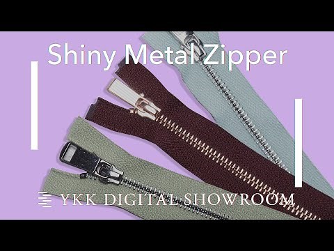 【YKK OFFICIAL】Shiny Metal Zipper Introduction