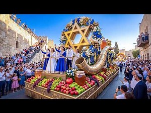 Jerusalem Celebrates Rosh Hashanah 5787 | Magical Jewish New Year Festival 2026 🍎🍯✨