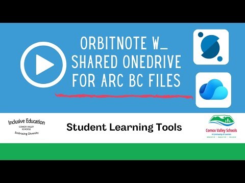 OrbitNote in Shared OneDrive with arc bc