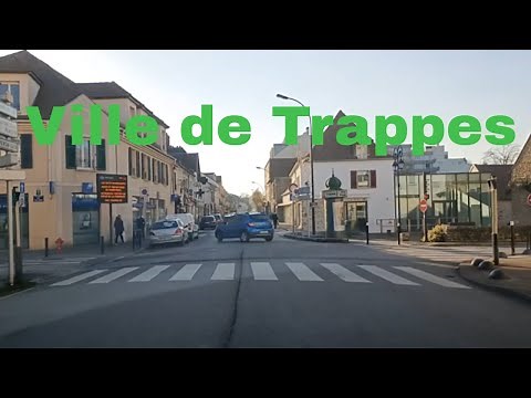 Ville de trappes 4K- Driving- French region