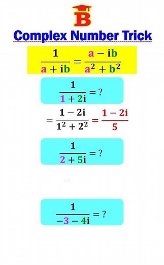 Complex Number Simplify Trick -1