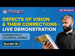Defects of Vision and their Corrections Class 10 Science Human Eye and Colorful World Concepts
