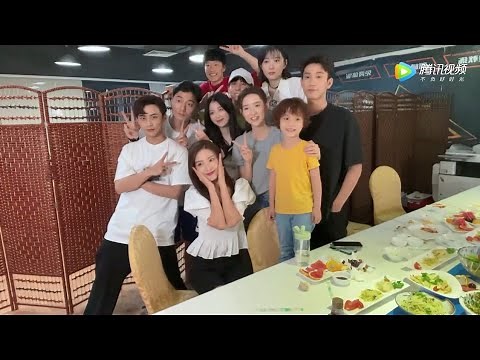 王子奇 王玉雯《你给我的喜欢》腾讯视频 探班直播 Wang Ziqi Wang Yuwen Tencent Livestream 20220811