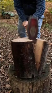 #slowmotion #axe #log #splitting