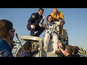 عودة ثلاثة رواد فضاء إلى الارض بعد قضاء عشرة أشهر في المحطة الفضائية الدولية