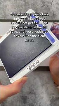 How to properly ink your Stampin' Up! ink pads!