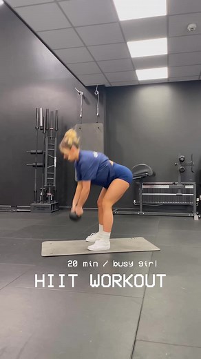 20 Minute Busy Girl HIIT Workout | Effective Gym Routine