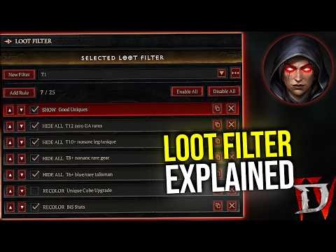 Diablo 4 - How to set up your Loot Filter (+ Code)