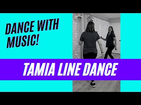 TAMIA Line Dance with music | "Can't Get Enough" - Tamia Hill | 'Come Dance With Me' Line Dance