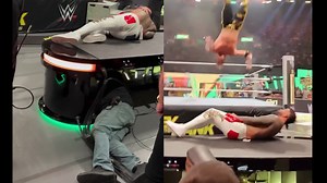 WWE Worker Caught Rigging Table Prior to Logan Paul Moonsault on Jey Uso at WWE Money in the Bank 2025 #WWE #loganpaul #JeyUso #MITB #moneyinthebank #CodyRhodes #johncena #wwenews | Wrestling News Now