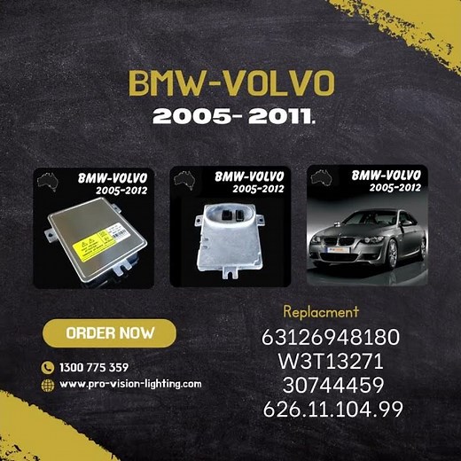 BMW - Volvo HID Control Module HID Headlight Ballast Replacement