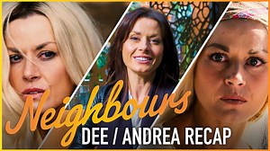 Alright guys, we're just as confused as you are! Don't worry, Madeleine West is here to bring you up to speed on the Dee Bliss and Andrea Somers saga! #Neighbours #OMGDee | Neighbours