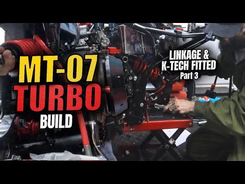 🛠️ K-Tech Razor R Install + Relay Arm Rebuild | MT-07 Turbo Build Part 3 #bikelife #fz07