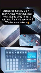 funk ,battery, 3 e 4 acid pro 7 ,dj virtual e pontos e kits montados.