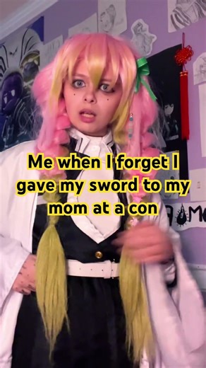 Don’t mind messy wig :3 #cosplay #mitsurikanroji #kny #knycosplay #demonslayer #demonslayercosplay