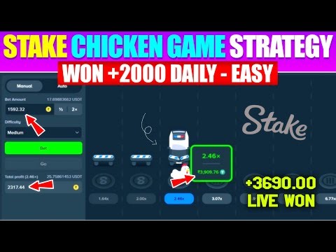 🐔 Stake Chicken Road | New Winning Strategy | Smart Trick for Consistent Wins