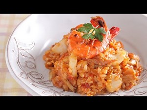 魚介のトマトクリームリゾット