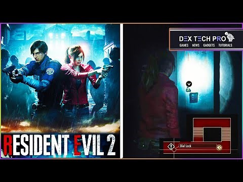 How to Unlock the Dial Lock on third floor (F3), Police Station, Resident Evil 2 Remake, RE2R