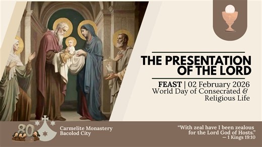 Daily Mass at the Carmelite Monastery Bacolod City | February 2, 2026 - 6:30 A.M. | Carmel Bacolod