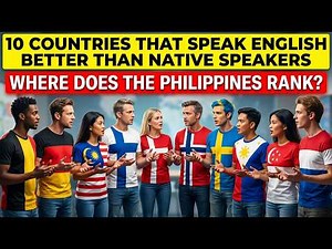 Top 10 Countries That Speak English Better Than NATIVE Speakers | Where Does the PHILIPPINES Rank?