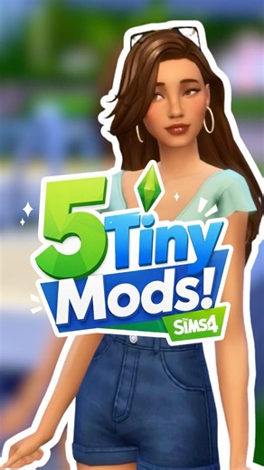 5 Tiny Mods that make a Huge Difference in The Sims 4 🌅👀 #sims4 #sims4mods #thesims4